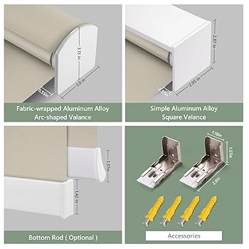 トップス Over sized roll up SH Amazon.com: GENIMO 100% Blackout Roller Window Shades
